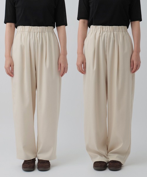 LEPSIM（レプシィム）の「ウールライクコクーンパンツ　581653（その他パンツ・レディース・アイボリー/カーキブラウン/ブラック・TALL/FREE）」の13枚目の写真