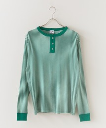 MILLER（ミラー）の「R.P.miller ミラー パネルリブ CF ヘンリーネック 長袖カットソー H N 夏服（Tシャツ/カットソー）」
