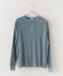 MILLER（ミラー）の「R.P.miller ミラー パネルリブ CF ヘンリーネック 長袖カットソー H N 夏服（Tシャツ/カットソー）」