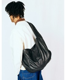 BUKHT ブフト / LEATHER NEWS PAPER BAG MEDIUM