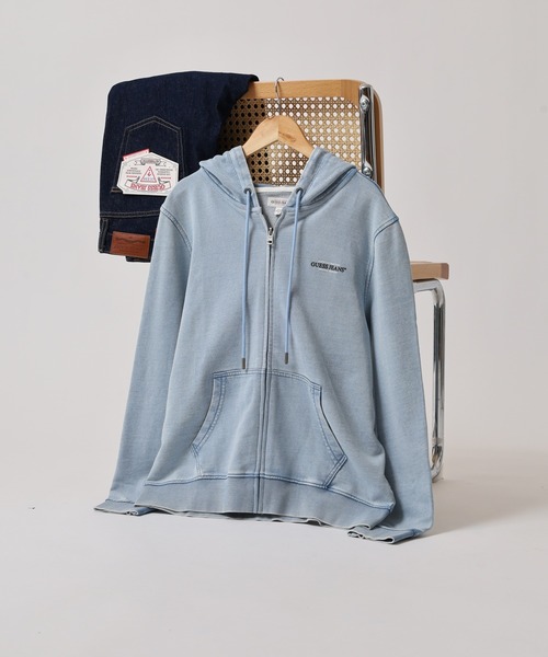 GUESS JEANS GJ ZIP HOOD REG MINI AMERICA ゲス ジップアップ 