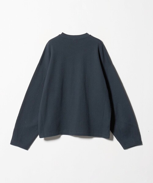 H BEAUTY&YOUTH UNITED ARROWS(エイチビューティーアンドユースユナイテッドアローズ)の「<H>オニ ライスサーマル クロップド クルーネック(Tシャツ/カットソー・メンズ・ブラック/ダークグレー・S/M/L)」の15枚目の写真