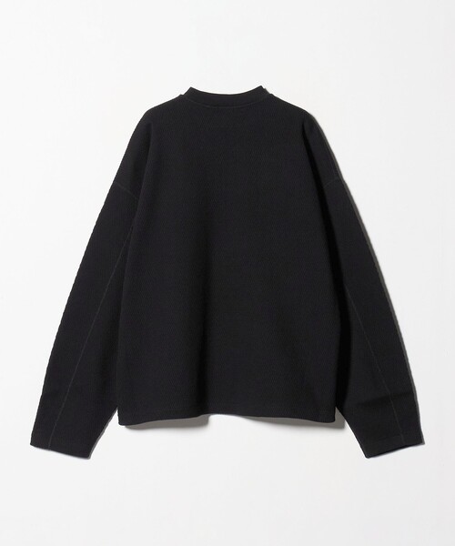 H BEAUTY&YOUTH UNITED ARROWS(エイチビューティーアンドユースユナイテッドアローズ)の「<H>オニ ライスサーマル クロップド クルーネック(Tシャツ/カットソー・メンズ・ブラック/ダークグレー・S/M/L)」の8枚目の写真