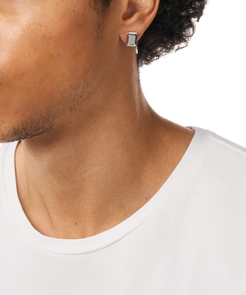 DIESEL(ディーゼル)の「ディーゼル アクセサリー ユニセックス ピアス シルバー DL1366040(ピアス(片耳用)・メンズ・シルバー・FREE)」の5枚目の写真