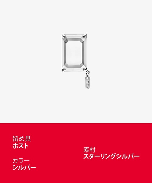 DIESEL(ディーゼル)の「ディーゼル アクセサリー ユニセックス ピアス シルバー DL1366040(ピアス(片耳用)・メンズ・シルバー・FREE)」の10枚目の写真