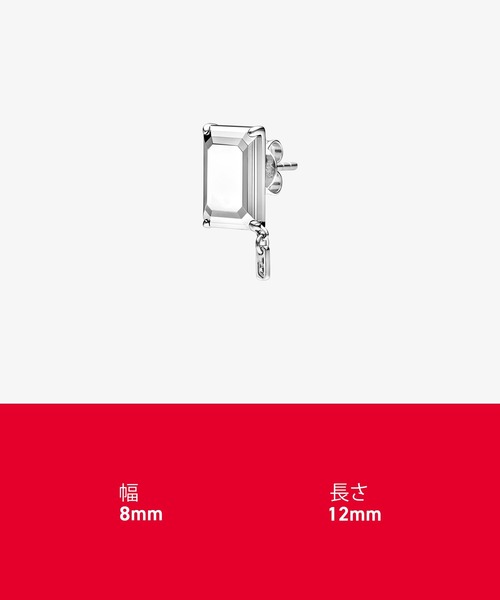 DIESEL(ディーゼル)の「ディーゼル アクセサリー ユニセックス ピアス シルバー DL1366040(ピアス(片耳用)・メンズ・シルバー・FREE)」の11枚目の写真