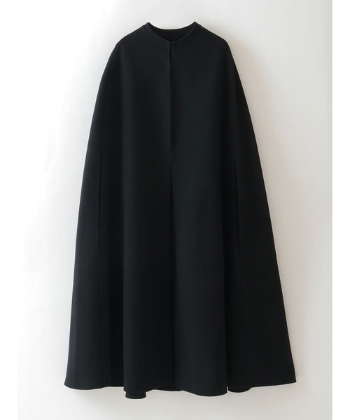 HER.(ハー)の「カシミヤブレンドロングケープ(ポンチョ・レディース・ブラック・フリー)」の18枚目の写真