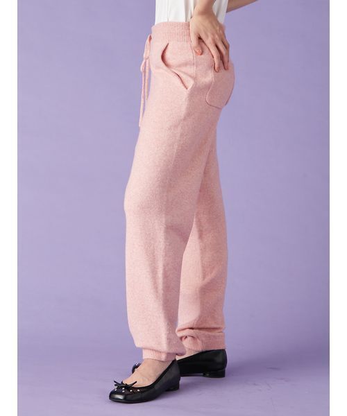 LILY BROWN（リリーブラウン）の「ニットリラックスパンツ（その他パンツ・レディース・ホワイト/ピンク/グレー・F）」の16枚目の写真