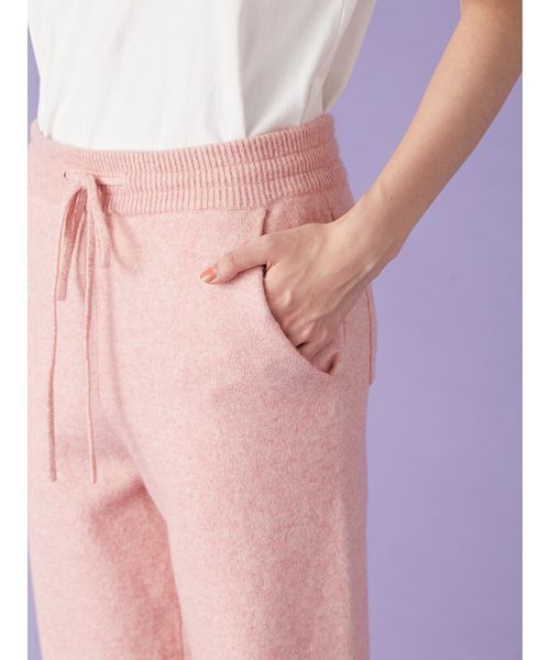 LILY BROWN（リリーブラウン）の「ニットリラックスパンツ（その他パンツ・レディース・ホワイト/ピンク/グレー・F）」の18枚目の写真