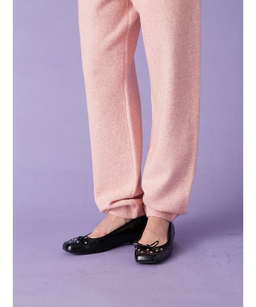 LILY BROWN（リリーブラウン）の「ニットリラックスパンツ（その他パンツ・レディース・ホワイト/ピンク/グレー・F）」の20枚目の写真