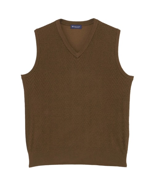 Pitta Re:)（ピッタリ）の「プレーディング ベスト（ベスト・メンズ・ブラウン/ネイビー・M/L/LL）」の3枚目の写真