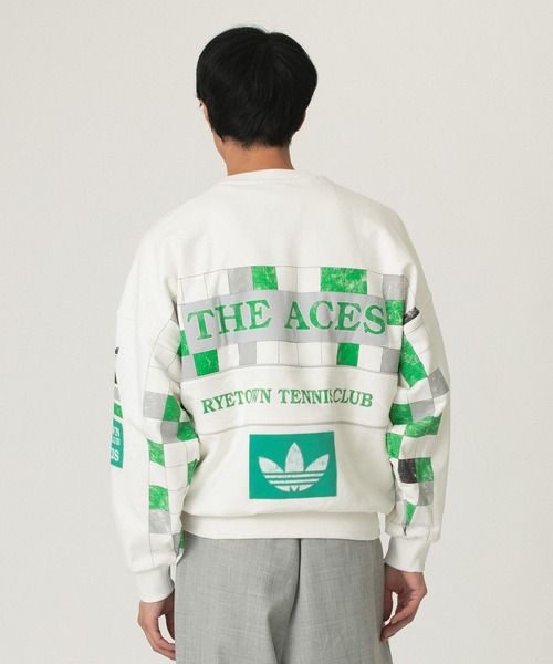 adidas Originals（アディダスオリジナルス）の「ADIDAS COURT CREW WR849/JW0149（スウェット・メンズ・ホワイト・S）」の3枚目の写真