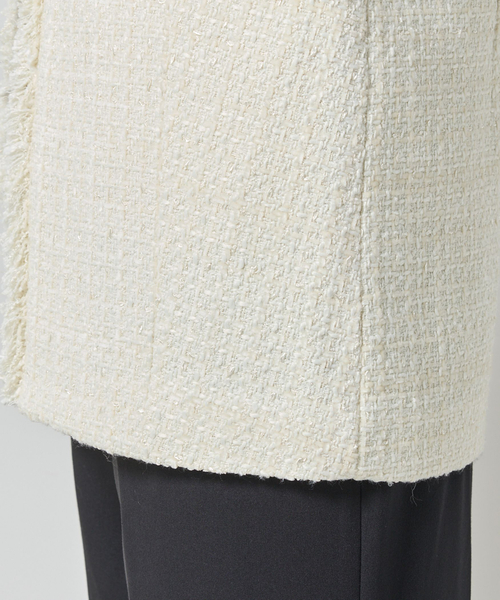 NARACAMICIE（ナラカミーチェ）の「【NARACAMICIE】ファンシーツィードジレ（その他アウター・レディース・ブラック/ホワイト・M/XL）」の10枚目の写真