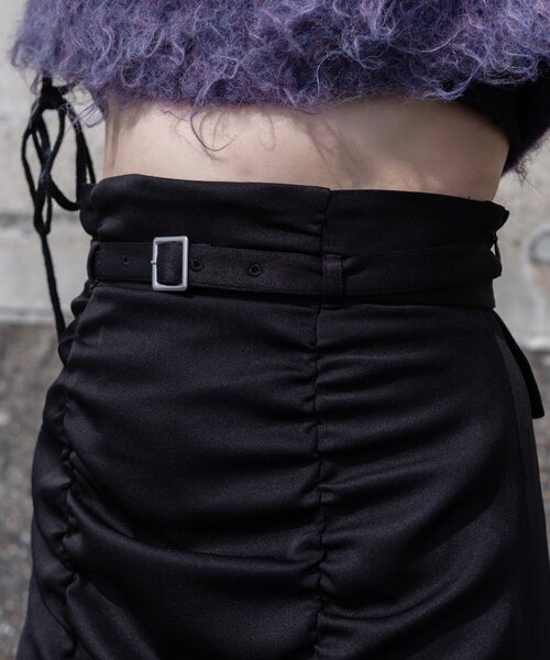 Mavie..7（メヴィセットゥ）の「【Mavie..7】【3サイズ展開】レース切替ロングスカート（スカート・レディース・ブラック・X-SMALL/SMALL/MEDIUM）」の13枚目の写真