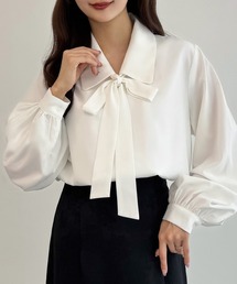 CENEA（セネア）の「【リボン取り外し可能】ボウタイブラウス（シャツ/ブラウス）」