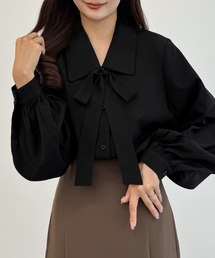 CENEA（セネア）の「【リボン取り外し可能】ボウタイブラウス（シャツ/ブラウス）」