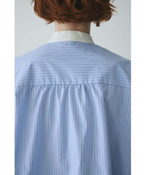 HeRIN.CYE（ヘリンドットサイ）の「Ribbon blouse　　リボンブラウス（シャツ/ブラウス・レディース・ホワイト/ブルー系その他・FREE）」の7枚目の写真