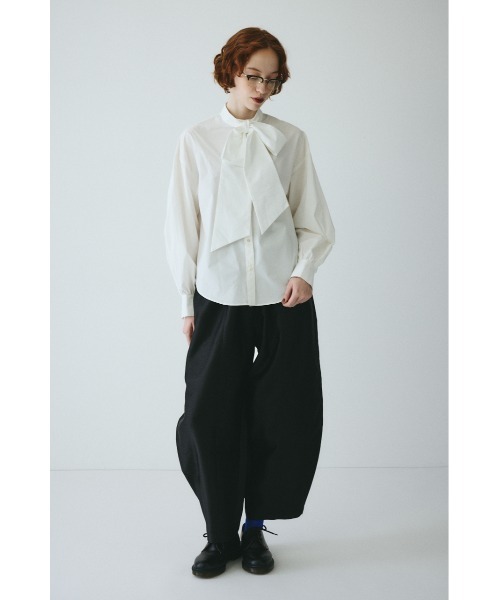 HeRIN.CYE（ヘリンドットサイ）の「Ribbon blouse　　リボンブラウス（シャツ/ブラウス・レディース・ホワイト/ブルー系その他・FREE）」の11枚目の写真