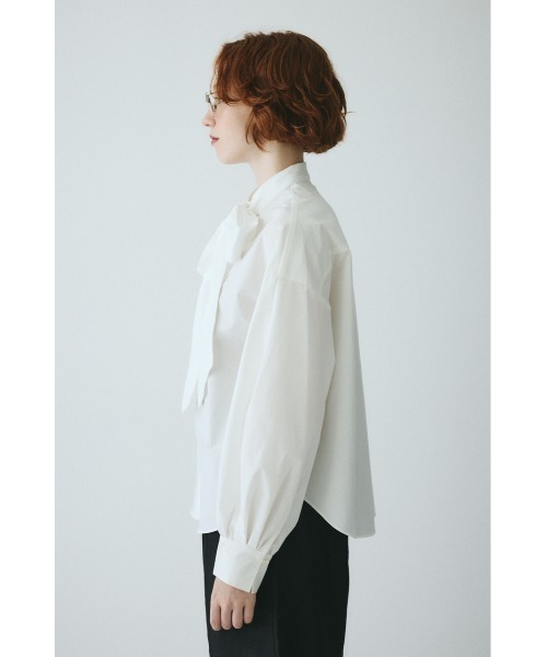 HeRIN.CYE（ヘリンドットサイ）の「Ribbon blouse　　リボンブラウス（シャツ/ブラウス・レディース・ホワイト/ブルー系その他・FREE）」の12枚目の写真