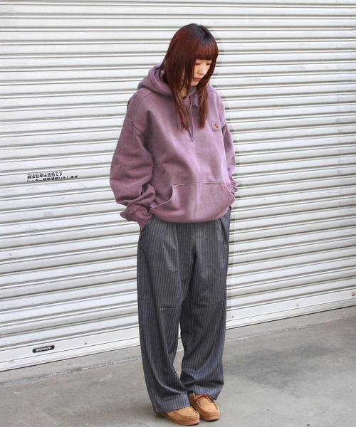 Carhartt WIP(カーハートダブリューアイピー)の「CARHARTT WIP / カーハート ダブリューアイピー HOODED VISTA SWEATSHIRT(パーカー・メンズ・ブラック/パープル系その他・MEDIUM/LARGE/X-LARGE)」の5枚目の写真