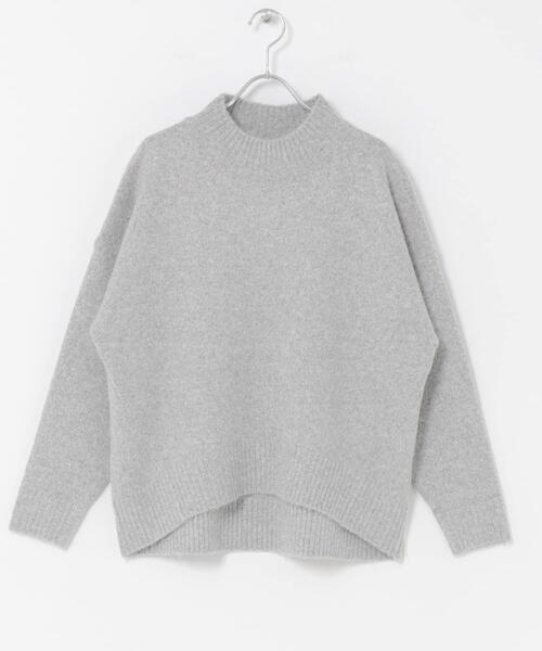 ITEMS URBANRESEARCH（アイテムズ アーバンリサーチ）の「ハイネックメランジニット（ニット/セーター・レディース・オフホワイト/チャコールグレー/ライトグレー/イエロー・FREE）」の6枚目の写真