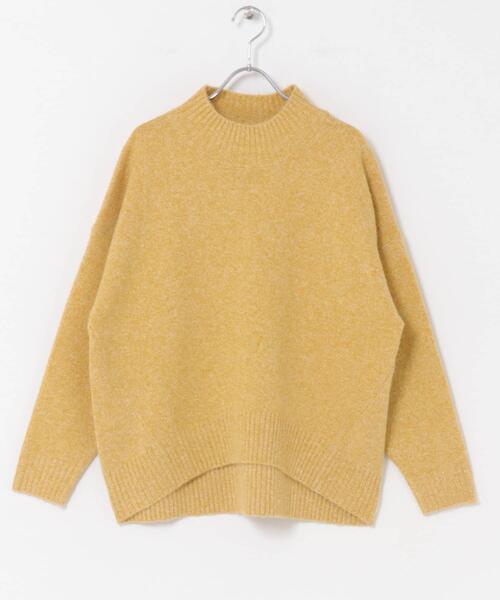 ITEMS URBANRESEARCH（アイテムズ アーバンリサーチ）の「ハイネックメランジニット（ニット/セーター・レディース・オフホワイト/チャコールグレー/ライトグレー/イエロー・FREE）」の22枚目の写真