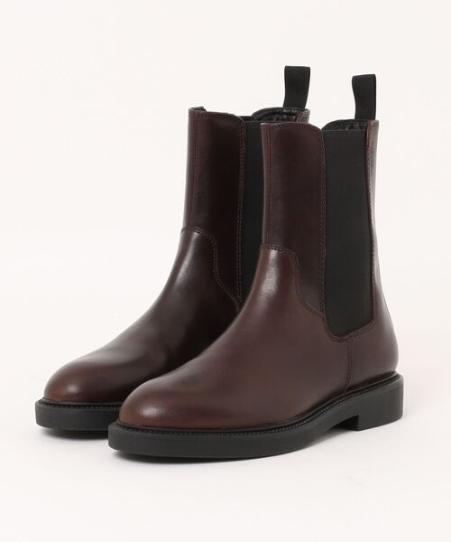 VAGABOND(ヴァガボンド)の「【VAGABOND】ラウンドトウサイドゴアショートブーツ(E3002E)(ブーツ・レディース・ブラック/ダークブラウン・37/39/38/36/35)」の1枚目の写真