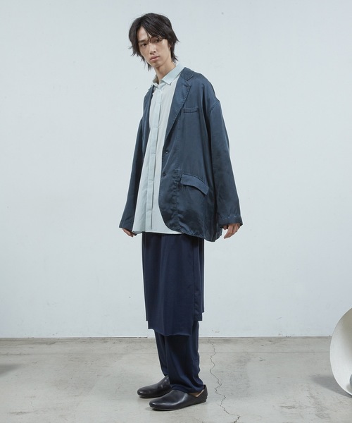 Dulcamara(ドゥルカマラ)の「レイヤードスカートPT(その他パンツ・メンズ・オートミール/ネイビー/ブラック・0/1)」の4枚目の写真