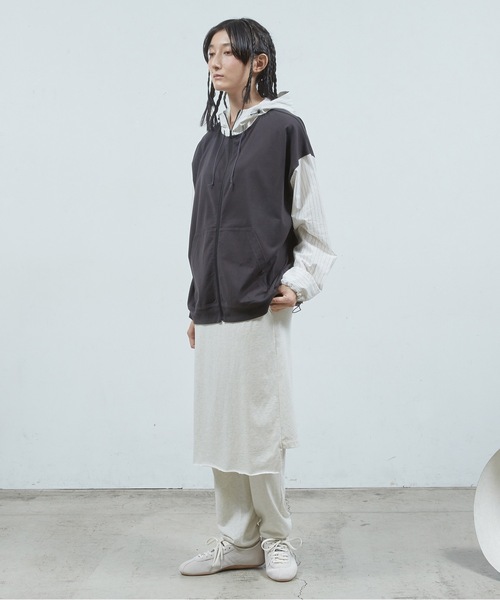 Dulcamara(ドゥルカマラ)の「レイヤードスカートPT(その他パンツ・メンズ・オートミール/ネイビー/ブラック・0/1)」の10枚目の写真