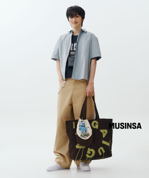 SIGNATURE（シグネチャ）の「サマーオックスフォードクロップハーフシャツ[ブルー]（シャツ/ブラウス・レディース・その他・MEDIUM/LARGE）」の15枚目の写真