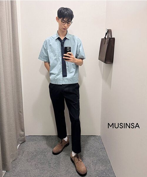 SIGNATURE（シグネチャ）の「サマーオックスフォードクロップハーフシャツ[ブルー]（シャツ/ブラウス・レディース・その他・MEDIUM/LARGE）」の16枚目の写真