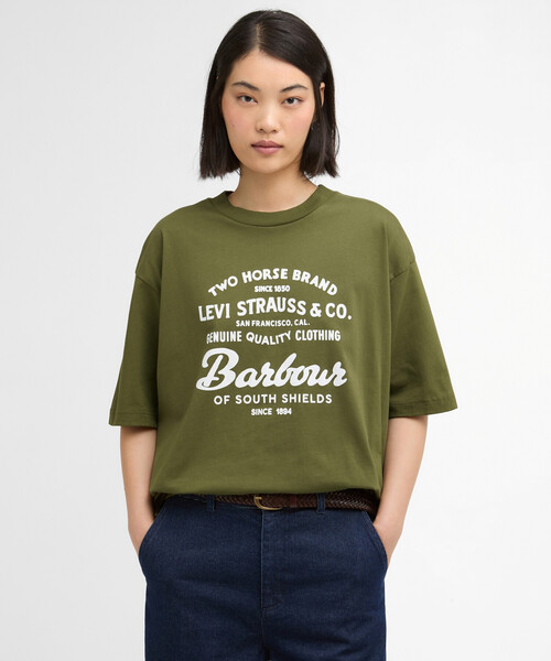 Barbour x Levi's/バブアー × リーバイス Levi's × Barbour Graphic T