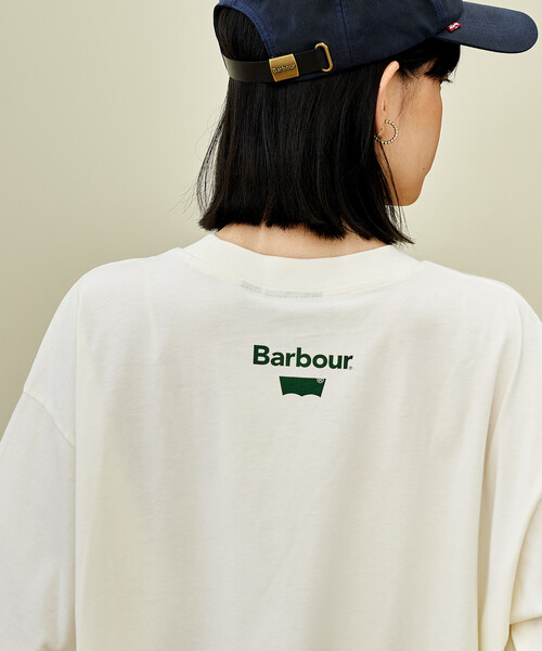 FREAK'S STORE(フリークスストア)の「Barbour x Levi's/バブアー × リーバイス Levi's × Barbour Graphic T-shirt/リーバイス × バブアー グラフィック Tシャツ/プリントTシャツ(Tシャツ/カットソー・レディース・オリーブ/ホワイト・X-SMALL/SMALL)」の15枚目の写真