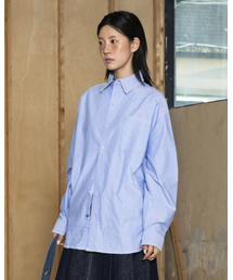 GS010 エッジステッチシティボーイシャツ (SKY BLUE)