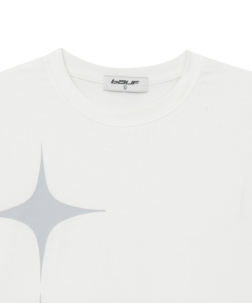 BAUF（バウフ）の「スターライトTシャツ[ホワイト]（Tシャツ/カットソー・レディース・その他・LARGE）」の3枚目の写真