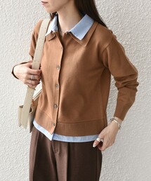 SHIPS Colors | SHIPS Colors:シャツ レイヤードライク カーディガン(カーディガン/ボレロ)