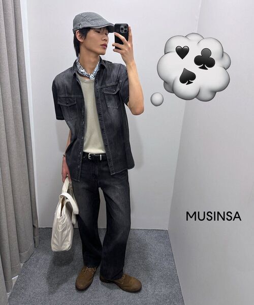 TOFFEE（トフィー）の「かぎ針編みスリーブレス(BEIGE)（Tシャツ/カットソー・メンズ・その他・MEDIUM/LARGE/X-LARGE）」の6枚目の写真