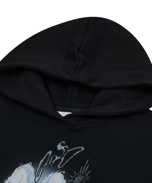 TYPESERVICE（タイプサービス）の「Star Patched Rabbit Hoodie [Black]（パーカー・レディース・その他・FREE）」の4枚目の写真