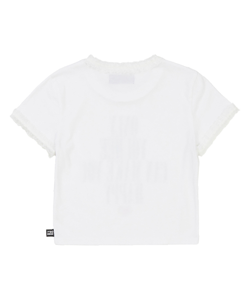 YOUHEE（ユヒ）の「LACE LETTERING BABY T-SHIRTS WHITE（Tシャツ/カットソー・レディース・その他・FREE）」の3枚目の写真