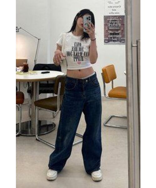 YOUHEE（ユヒ）の「LACE LETTERING BABY T-SHIRTS WHITE（Tシャツ/カットソー・レディース・その他・FREE）」の9枚目の写真