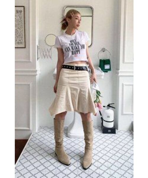 YOUHEE（ユヒ）の「LACE LETTERING BABY T-SHIRTS WHITE（Tシャツ/カットソー・レディース・その他・FREE）」の10枚目の写真
