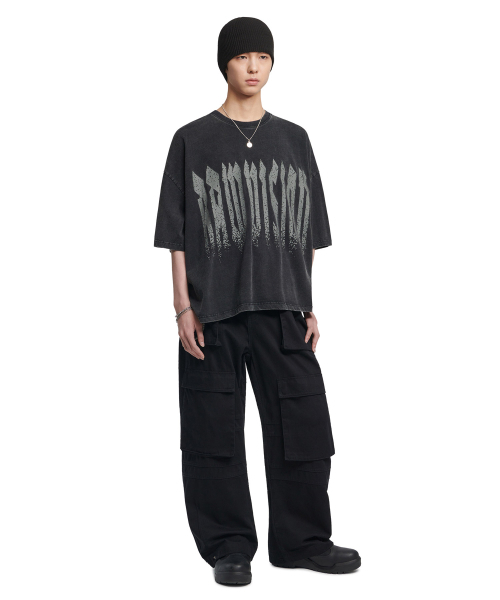 NOMANUAL(NOMANUAL)の「R.V BOX T-SHIRT - WASHED BLACK(Tシャツ/カットソー・レディース・その他・MEDIUM/LARGE/X-LARGE)」の3枚目の写真