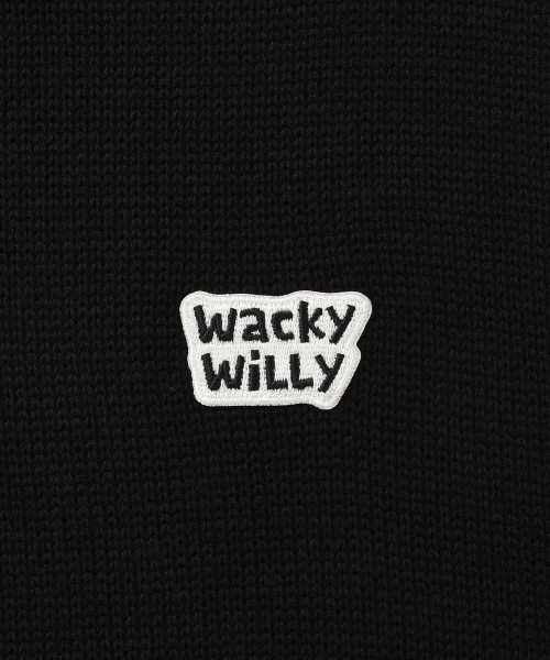 Wacky WiLLy(ワッキーウィリー)の「スリーブレスロゴプルオーバーニットブラック(ベスト・レディース・その他・SMALL/MEDIUM/LARGE/X-LARGE)」の5枚目の写真