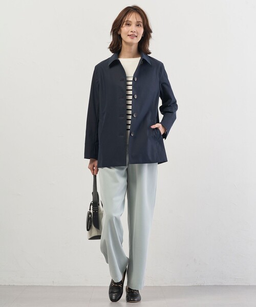 J.PRESS(ジェイプレス)の「Rayon Stretch Border ニット(ニット/セーター・レディース・ブルー系1/ネイビー系1/ブラウン系1・T13/T15)」の13枚目の写真