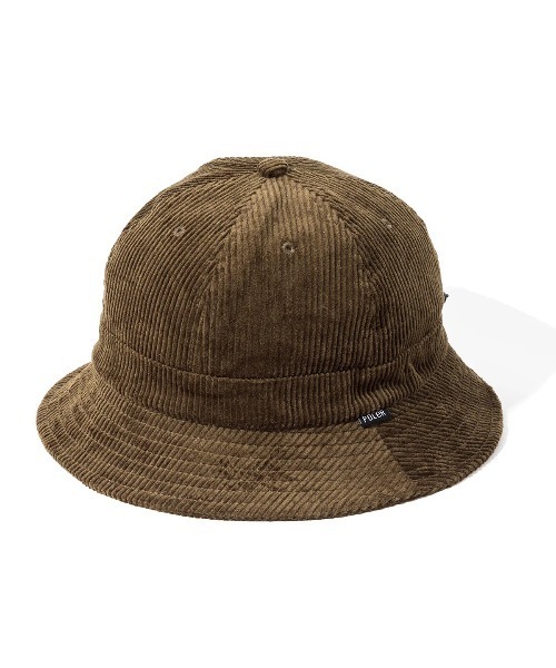 POLeR（ポーラー）の「POLER CORDUROY BELL HAT（ポーラー コーデュロイ ベルハット）（ハット・メンズ・ブラック/ブラウン・ONE SIZE）」の2枚目の写真