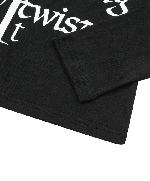 MUCENT(ムセント)の「マサカレタリングUネックロングスリーブTシャツ(2カラー)(Tシャツ/カットソー・レディース・ブラック/チャコール・FREE)」の8枚目の写真