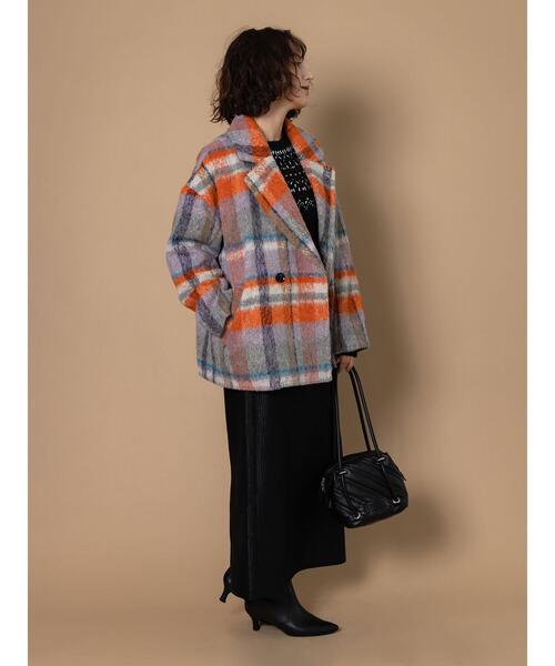 Te chichi CLASSIC（テチチクラシック）の「ブライトストライプナロースカート《2025winter catalog item》（スカート・レディース・ブラック/ベージュ・F）」の15枚目の写真