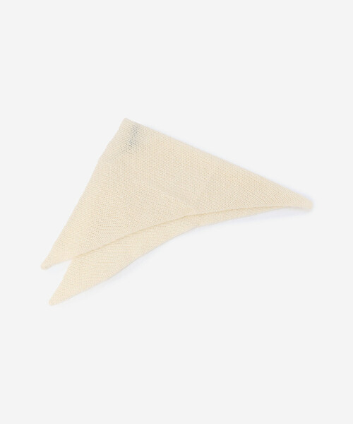 karakoram accessories(カラコラムアクセサリーズ)の「KARAKORAM ACCESSORIES | ニット スカーフ WOMEN(ストール/ショール・レディース・ダークネイビー/オフホワイト・F)」の2枚目の写真