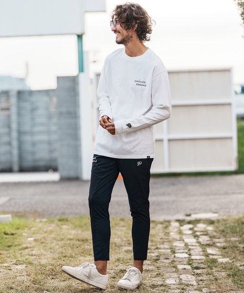 1minute 1second（ワンミニットワンセカンド）の「mlt5503-cursive embroidery pigment long sleeve cut&sewn ロングスリーブTシャツ(1M26H330)（Tシャツ/カットソー・メンズ・ブラック/ネイビー/ホワイト・XL/L/M/S）」の18枚目の写真