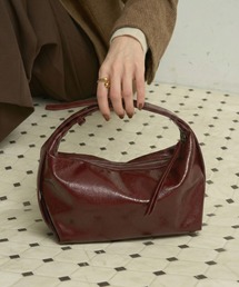 Lutim by u | Faux leather tie strap bag / フェイクレザータイストラップバッグ(ハンドバッグ)